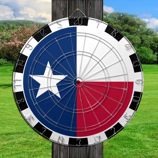 Texas Dartboard USA & Texas Flag / game board Dartbord