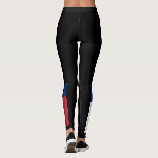 TEXAS De eenzame ster staat Leggings rood wit blau (Achterkant)