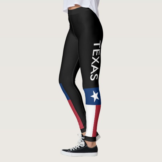 TEXAS De eenzame ster staat Leggings rood wit blau (Links)