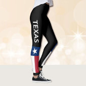 TEXAS De eenzame ster staat Leggings rood wit blau