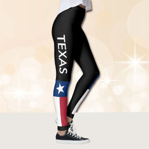 TEXAS De eenzame ster staat Leggings rood wit blau