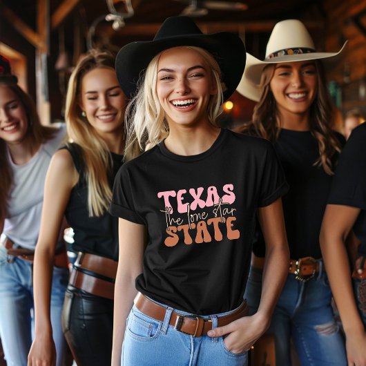 Texas de eenzame ster staat t-shirt