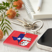 Texas, de eenzame sterrenstaat, sleutelhanger (Voorkant Rechts)