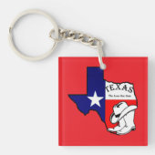 Texas, de eenzame sterrenstaat, sleutelhanger (Voorkant)