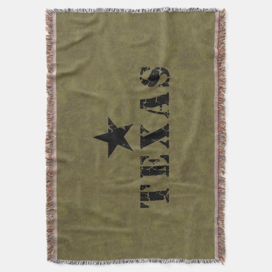Texas, de Lone Star-staat Deken (Voorkant Verticaal)