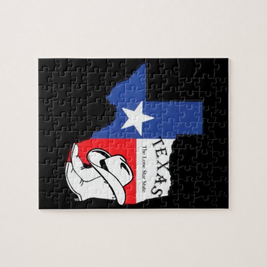 Texas, de Lone Star-staat Legpuzzel (Horizontaal)