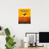 Texas, de Lone Star-staat, Poster (Thuiskantoor)