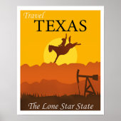 Texas, de Lone Star-staat, Poster (Voorkant)
