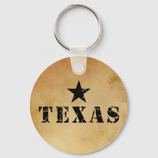 Texas, de Lone Star-staat Sleutelhanger (Voorkant)