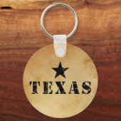 Texas, de Lone Star-staat Sleutelhanger (Voorkant)