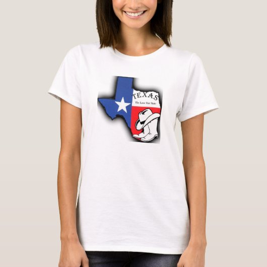Texas, de Lone Star-staat T-shirt (Voorkant)