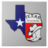 Texas, de Lone Star-staat, Tegeltje (Voorkant)