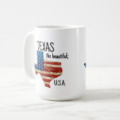 TEXAS de mooie USA Koffiemok (Voorkant links)