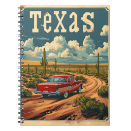 Texas Desert Vintage Auto Notitieboek