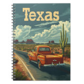 Texas Desert Vintage Auto Notitieboek (Voorkant)