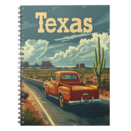 Texas Desert Vintage Auto Notitieboek