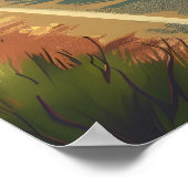 Texas Desert Vintage Auto Poster (Hoek)