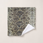 Texas Diamond Back Rattler Bad Handdoek (Wasdoekje)