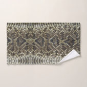 Texas Diamond Back Rattler Bad Handdoek (Handdoek)