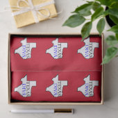 "Texas Diva" Tissue Tissuepapier (Geschenk)