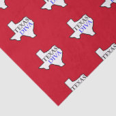 "Texas Diva" Tissue Tissuepapier (Detail)