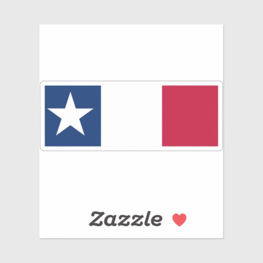 Texas Dodson-vlag Sticker (Vel)