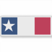 Texas Dodson-vlag Sticker (Voorkant)