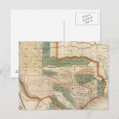 Texas, door David H Burr Briefkaart (Voorkant / Achterkant)