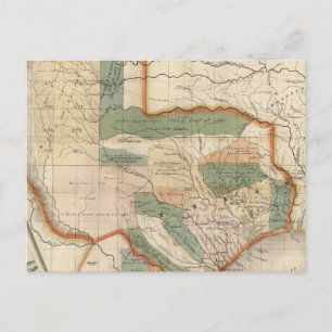 Texas, door David H Burr Briefkaart