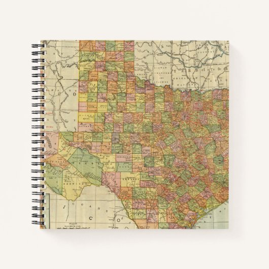 Texas door Rand McNally Notitieboek (Voorkant)