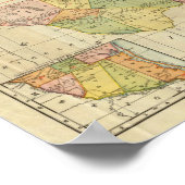 Texas door Rand McNally Poster (Hoek)