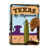 Texas door Stagecoach Magneet (Verticaal)