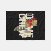 Texas Dove Crew Matching Dove Hunting Trip Fleece Deken (Voorkant (Horizontaal))