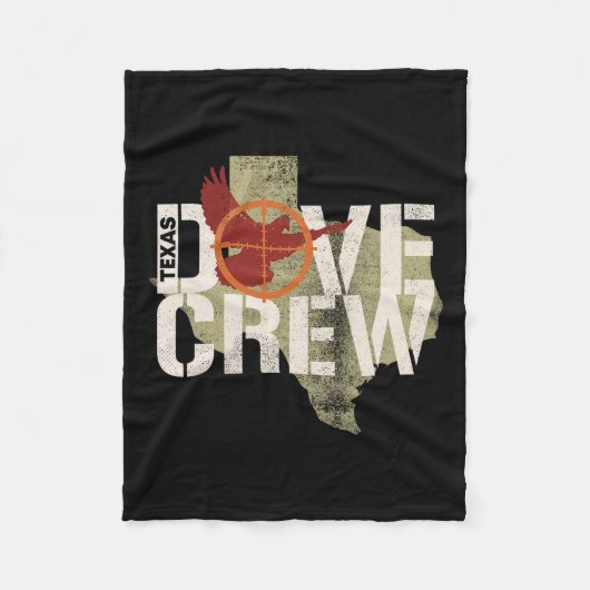 Texas Dove Crew Matching Dove Hunting Trip Fleece Deken (Voorkant)