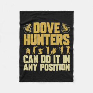 Texas Dove Hunting Dove Hunter Fleece Deken
