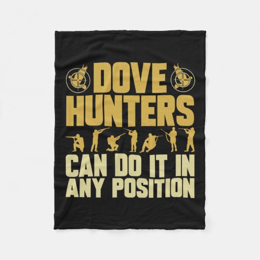 Texas Dove Hunting Dove Hunter Fleece Deken (Voorkant)