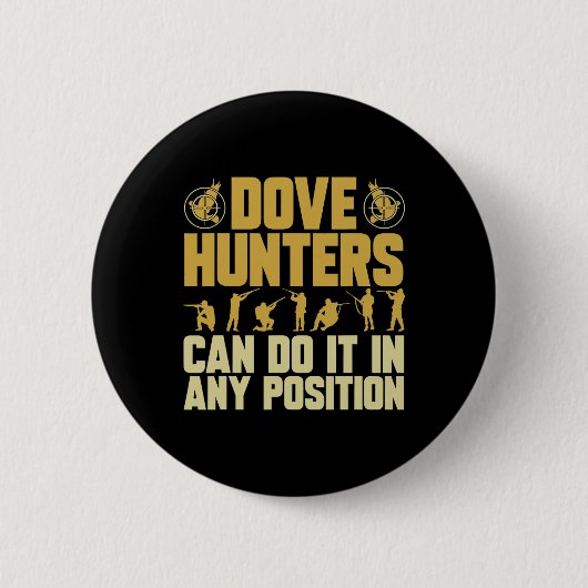 Texas Dove Hunting Dove Hunter Ronde Button 5,7 Cm (Voorkant)
