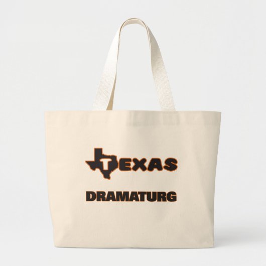 Texas Dramaturg Grote Tote Bag (Voorkant)