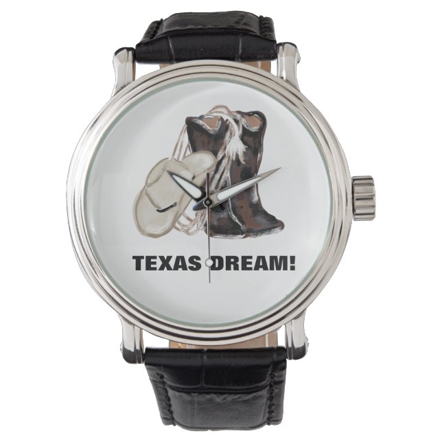 TEXAS DROOM! HORLOGE (Voorkant)