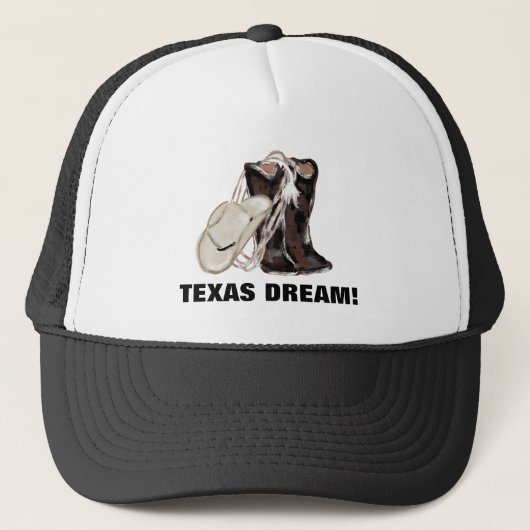 TEXAS DROOM! TRUCKER PET (Voorkant)