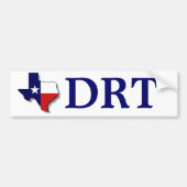 TEXAS DRT - NAVY BUMPERSTICKER (Voorkant)