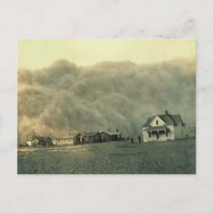 Texas Dust Storm Briefkaart