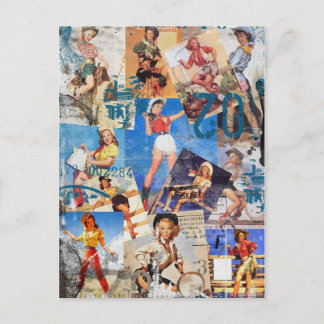 Texas Eclectic : Cowgirl Collectie nr. 1 Briefkaart