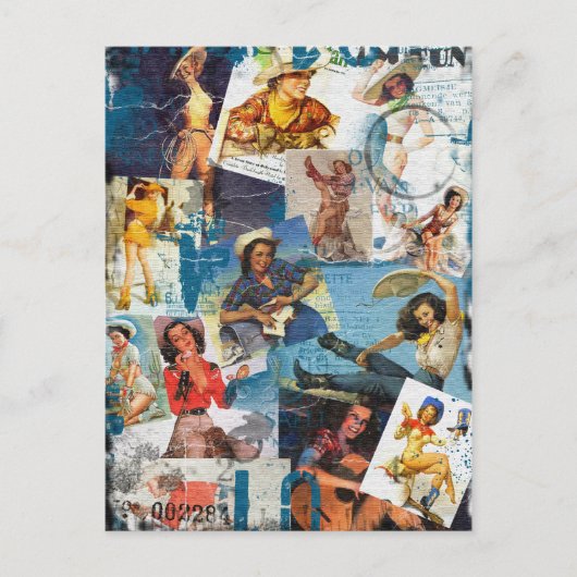 Texas Eclectic Cowgirl Collectie nr. 2 Briefkaart (Voorkant)