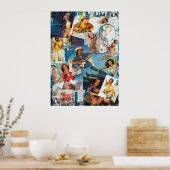 Texas Eclectic:  Cowgirl Collectie nr. 2 Poster (Keuken)