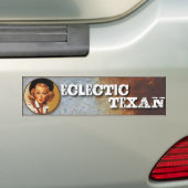 Texas Eclectic : Electic Texan! Bumpersticker (Op auto)