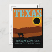  Texas Eclipse Briefkaart (Voorkant / Achterkant)