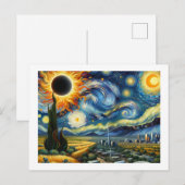 Texas Eclipse Briefkaart (Voorkant / Achterkant)