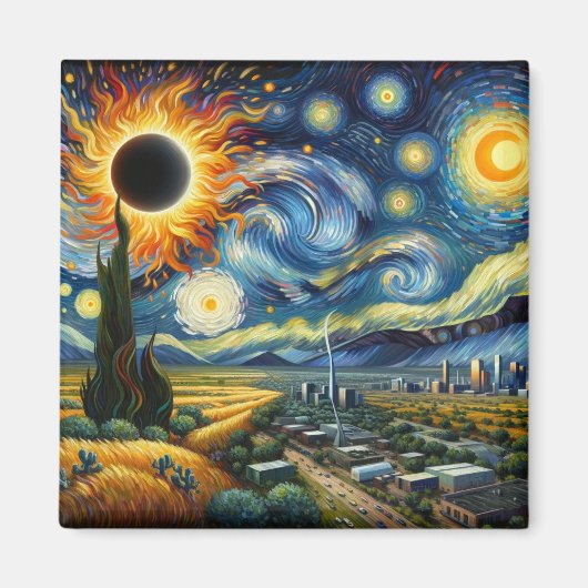 Texas Eclipse Magnet (Voorkant)