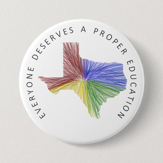 Texas Education Button (Voorkant)